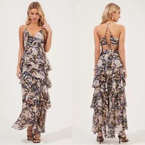 Astr the Label Rosana Floral Maxi Dress